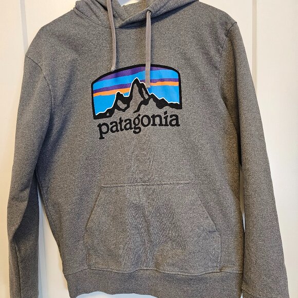 Patagonia Hoodie Grey Med - Picture 1 of 3